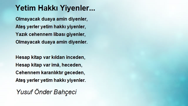 Yusuf Önder Bahçeci