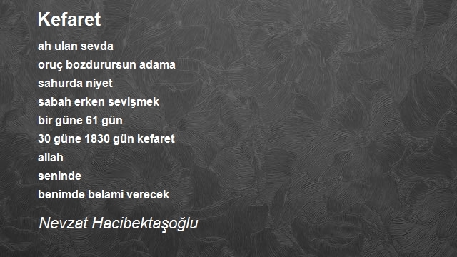 Nevzat Hacibektaşoğlu