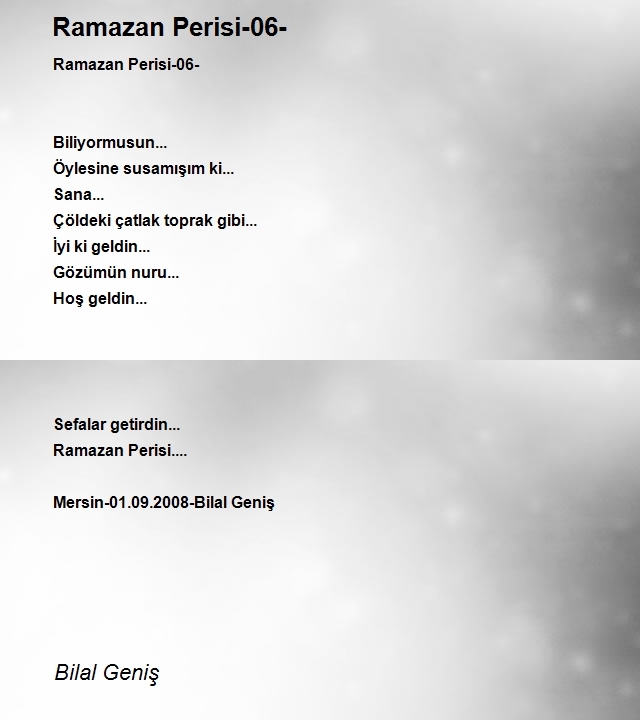 Bilal Geniş