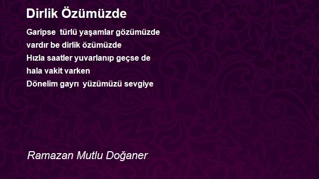 Ramazan Mutlu Doğaner