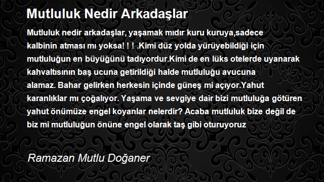 Ramazan Mutlu Doğaner