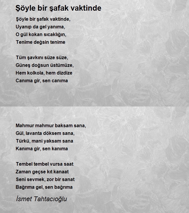 İsmet Tahtacıoğlu
