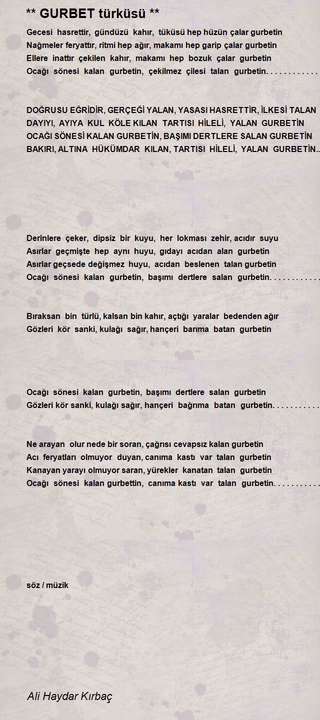Ali Haydar Kırbaç