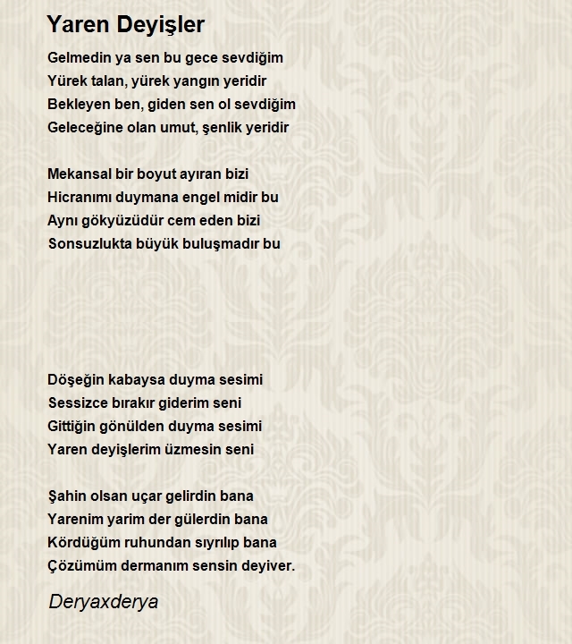Şair Deryaxderya