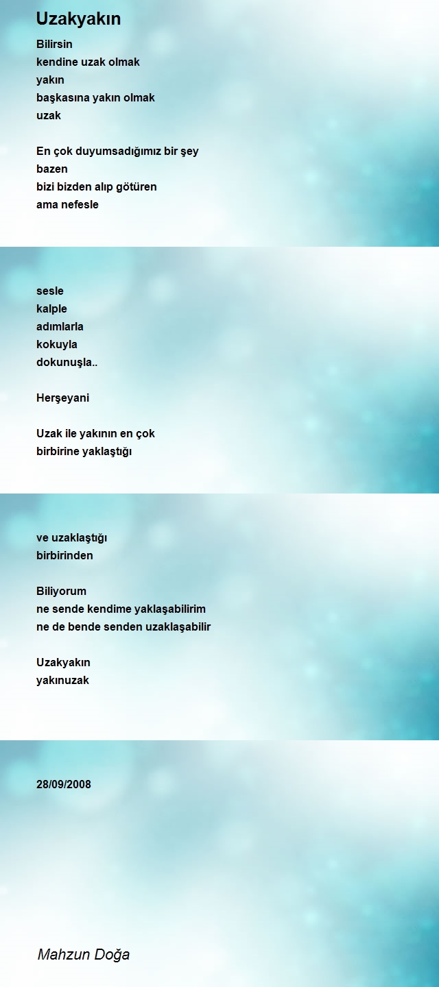 Mahzun Doğa