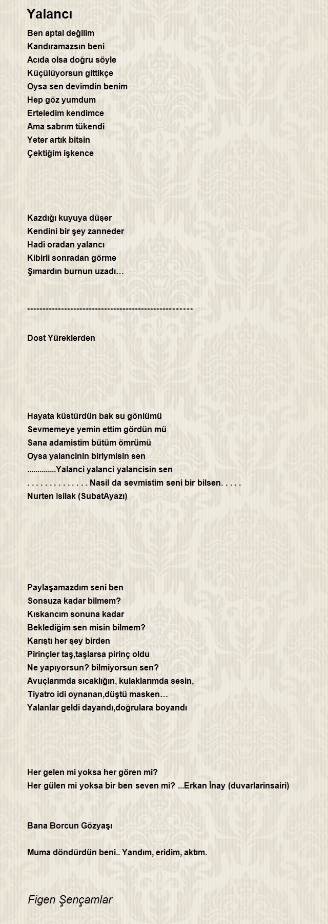 Figen Şençamlar 