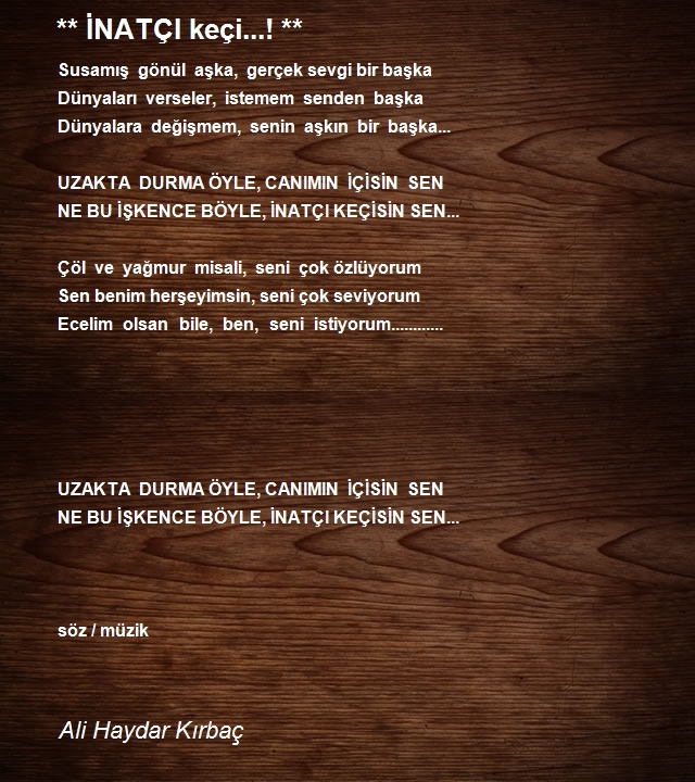 Ali Haydar Kırbaç