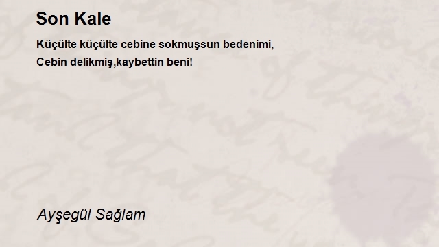 Ayşegül Sağlam