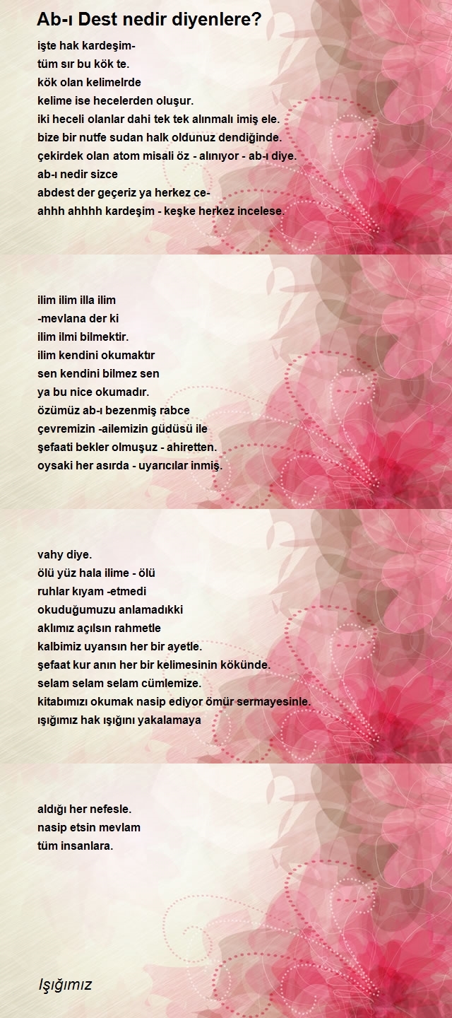 Şair Işığımız