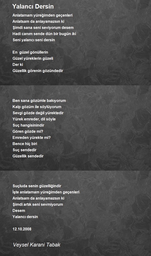 Veysel Karani Tabak