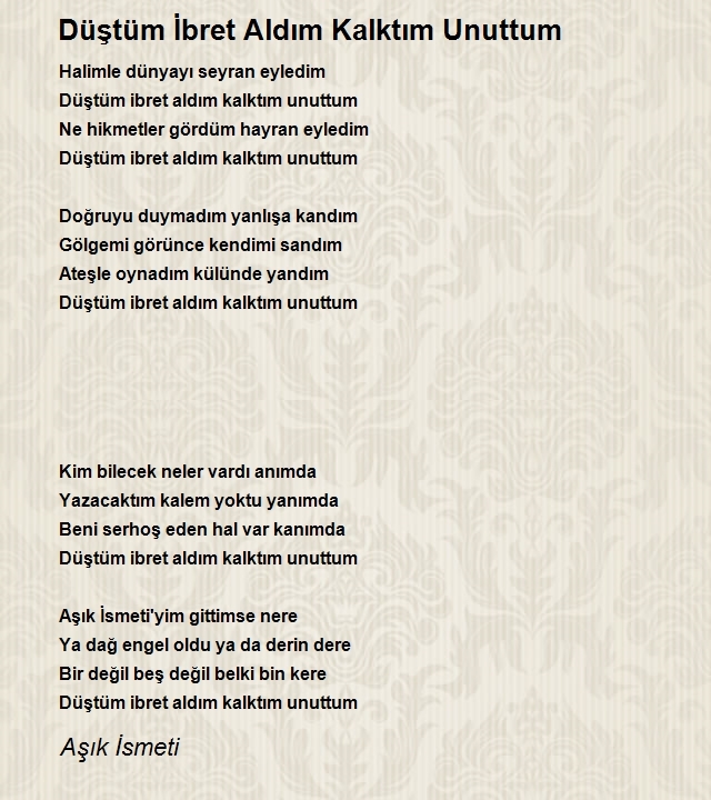 Aşık İsmeti