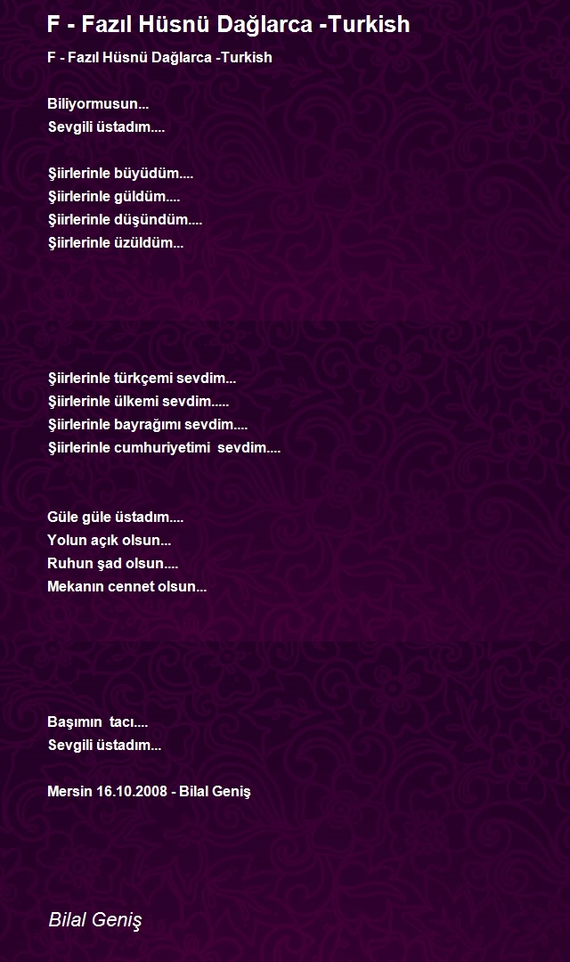 Bilal Geniş
