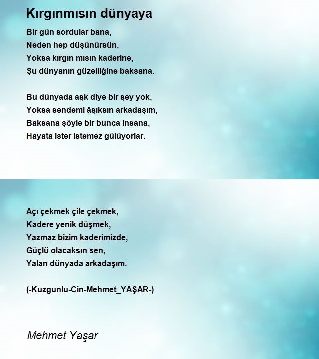 Mehmet Yaşar