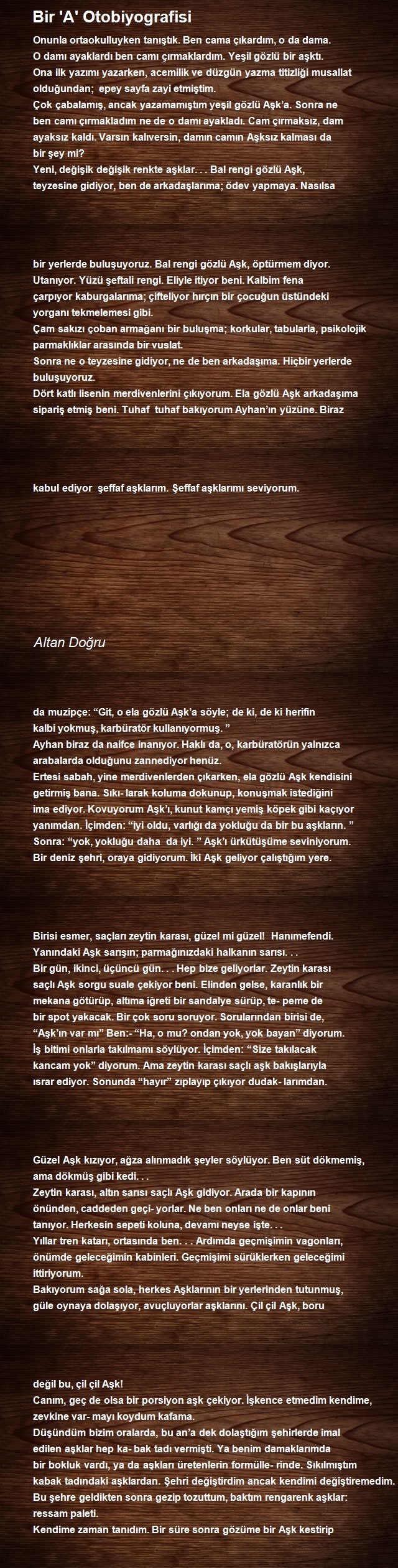 Altan Doğru