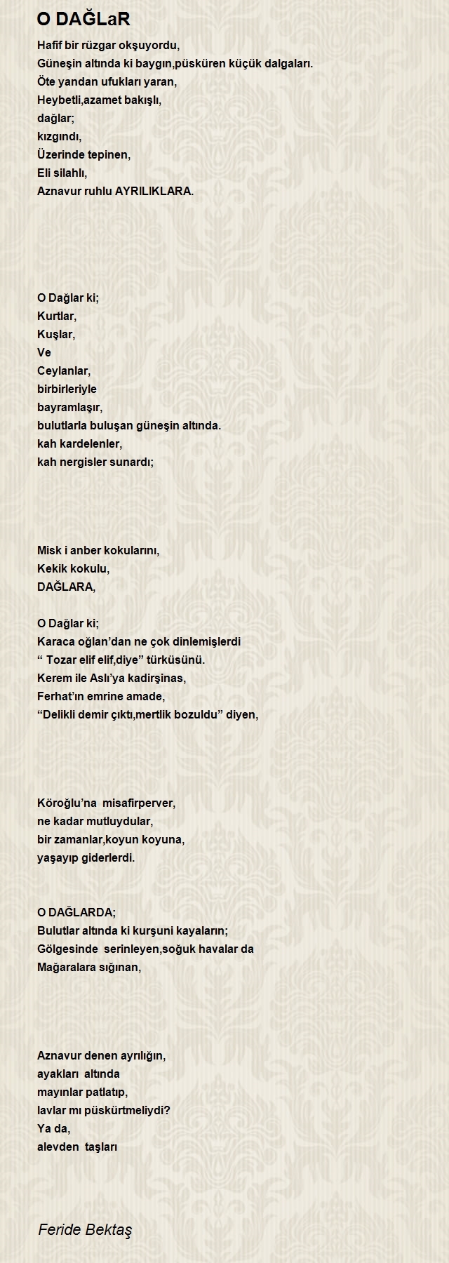 Feride Bektaş