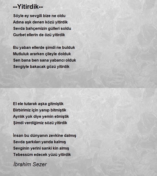 İbrahim Sezer