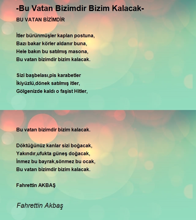 Fahrettin Akbaş