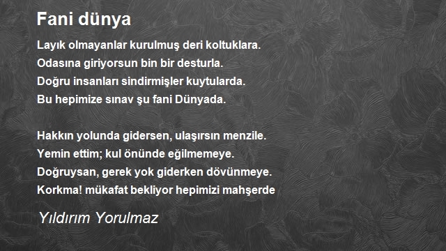 Yıldırım Yorulmaz