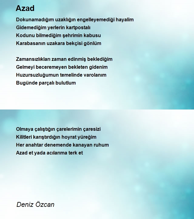 Deniz Özcan