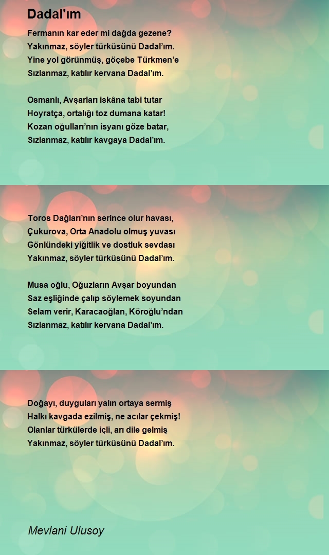 Mevlani Ulusoy