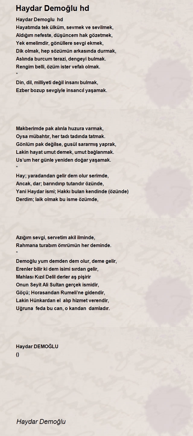 Haydar Demoğlu
