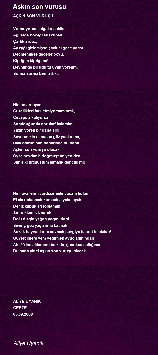 Aliye Uyanık