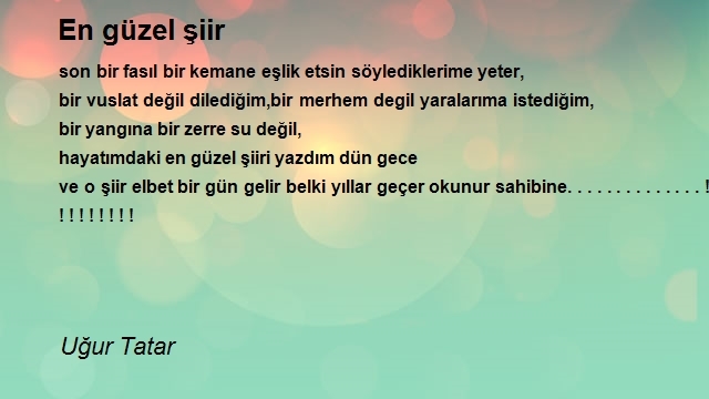Uğur Tatar