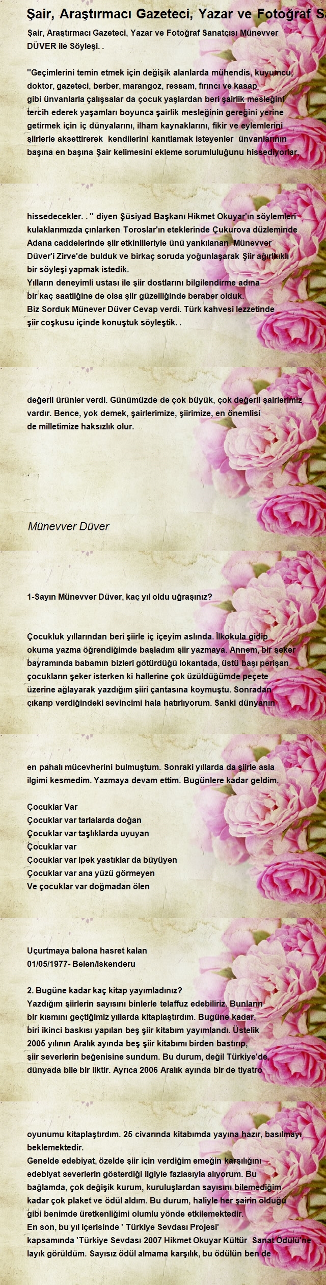 Münevver Düver