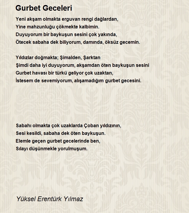 Yüksel Erentürk Yılmaz