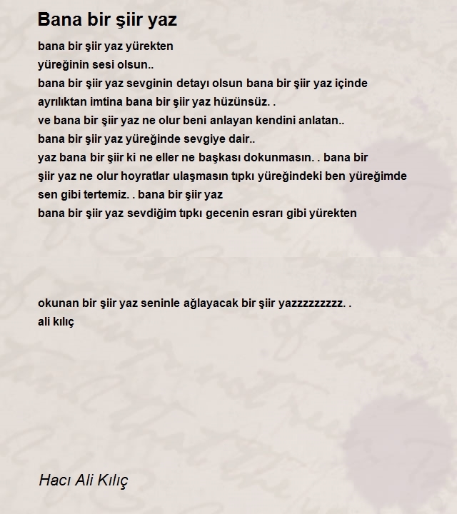 Hacı Ali Kılıç