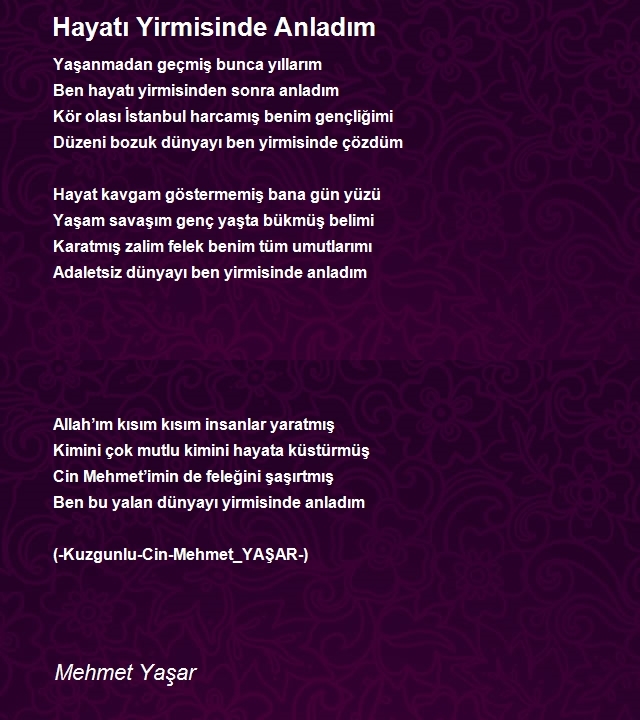 Mehmet Yaşar