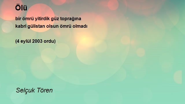 Selçuk Tören