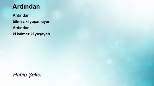 Habip Şeker
