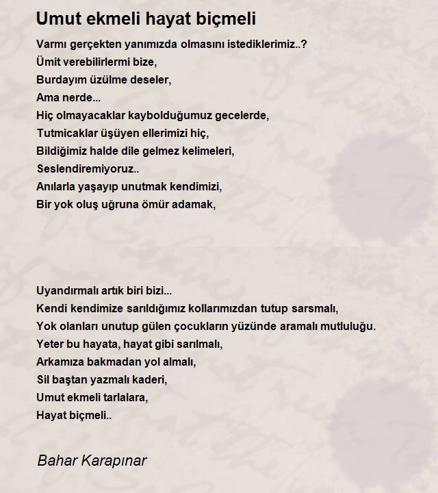 Bahar Karapınar