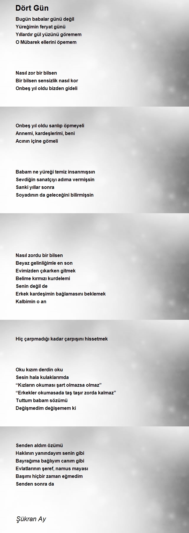 Mavi Umay Şükran Ay
