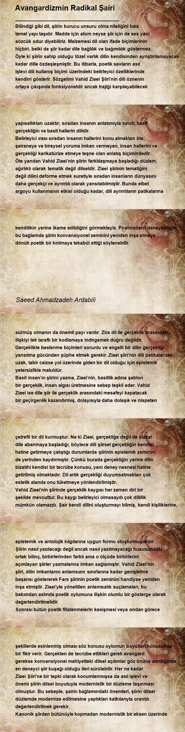 Saeed Ahmadzadeh Ardabili
