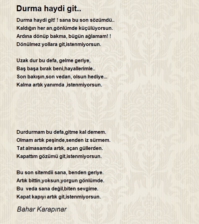 Bahar Karapınar