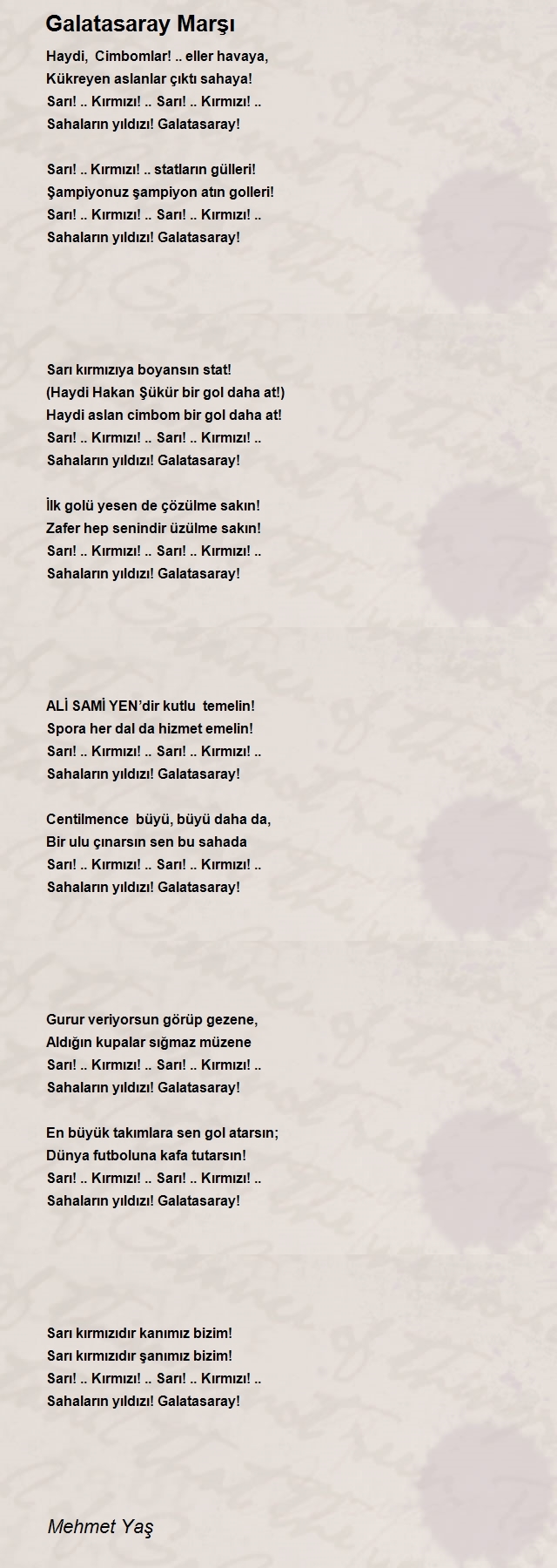 Mehmet Yaş
