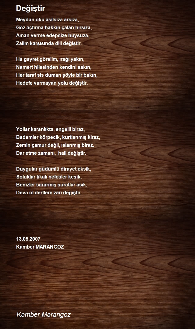 Kamber Marangoz