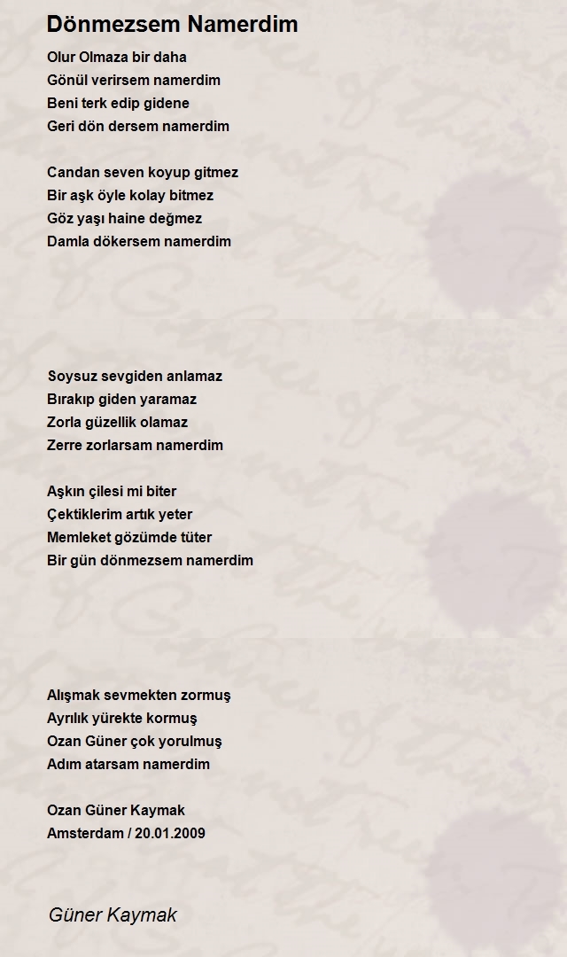 Güner Kaymak