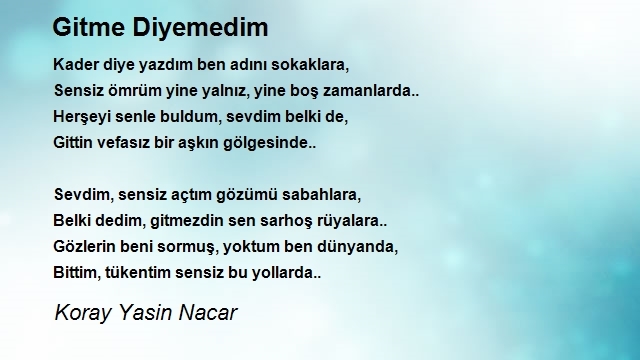 Koray Yasin Nacar
