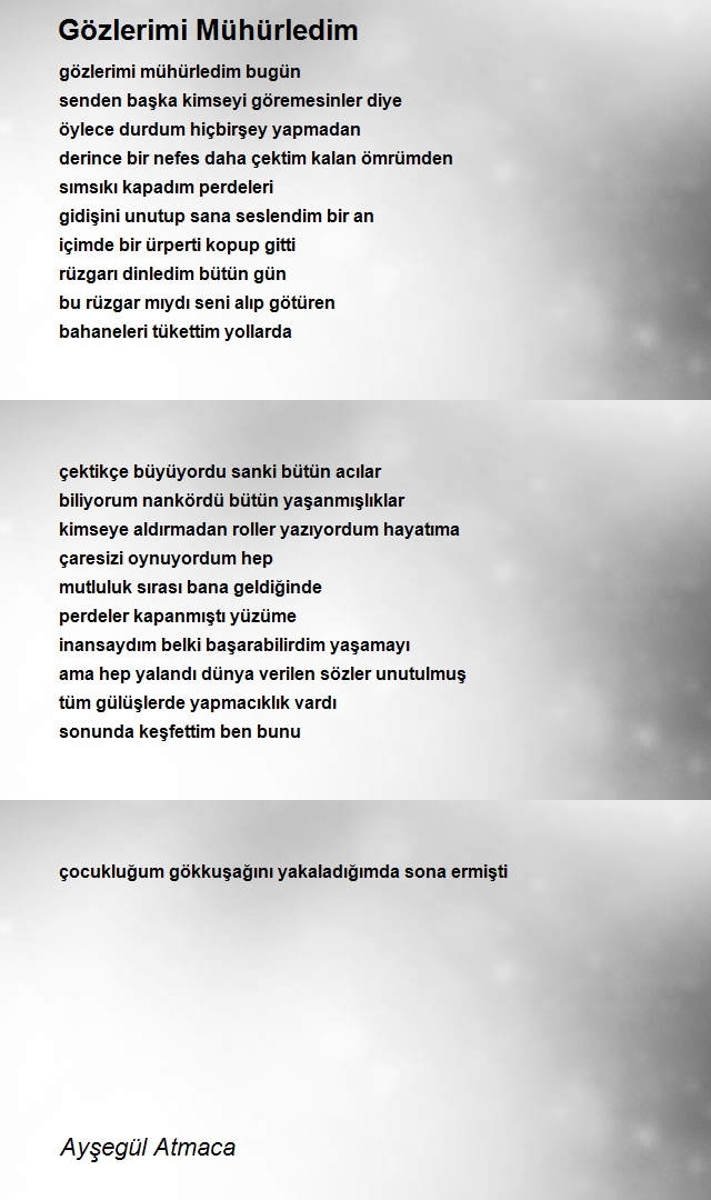 Ayşegül Atmaca