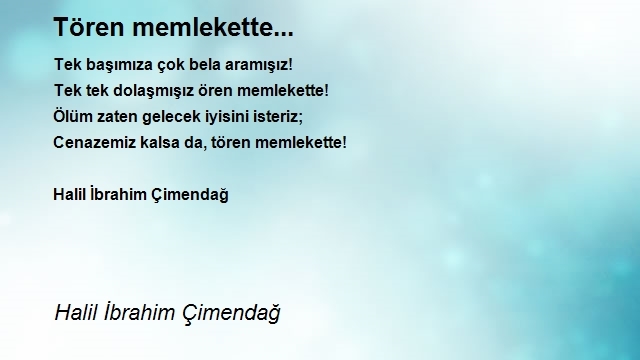 Halil İbrahim Çimendağ