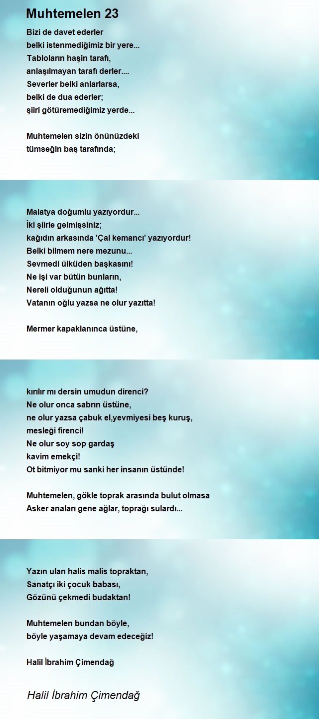 Halil İbrahim Çimendağ