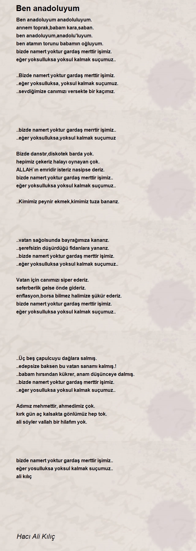 Hacı Ali Kılıç