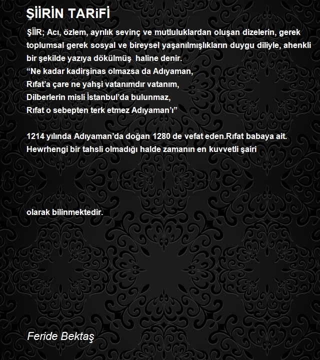 Feride Bektaş