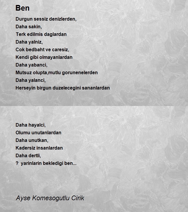 Ayse Komesogutlu Cirik