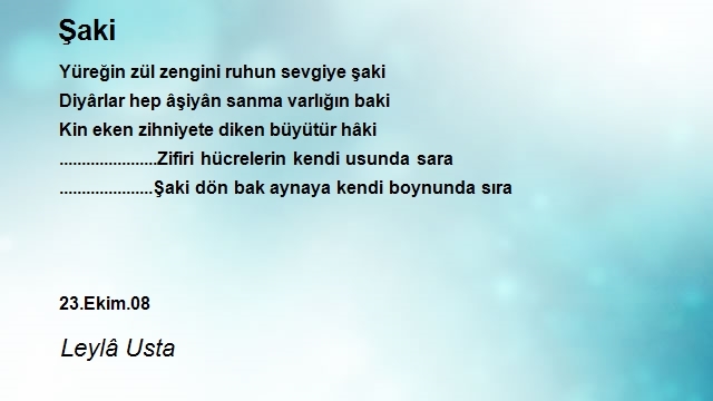 Leylâ Usta