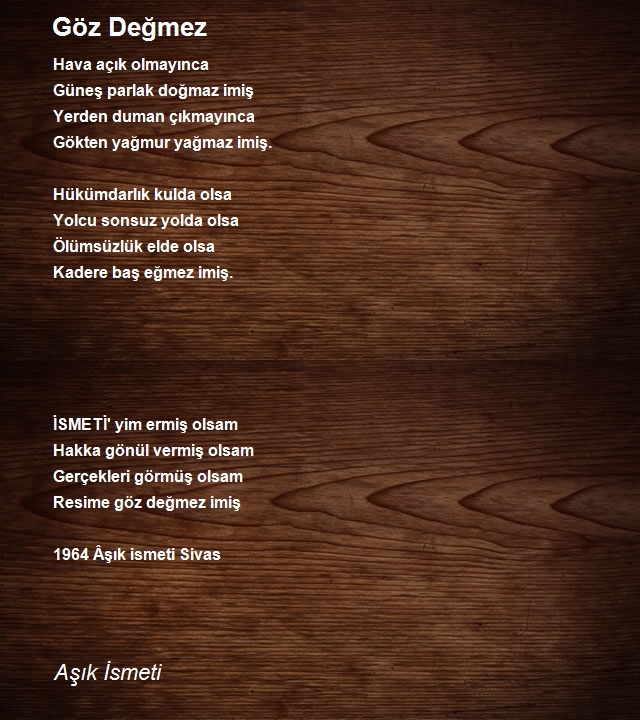 Aşık İsmeti