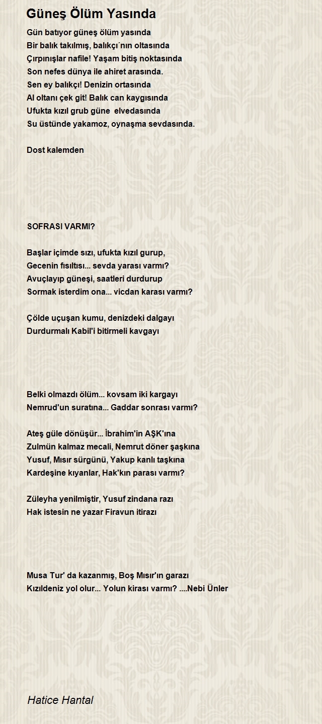 Hatice Hantal